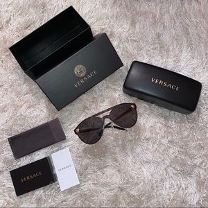SOLD Versace Rimless Sunglasses